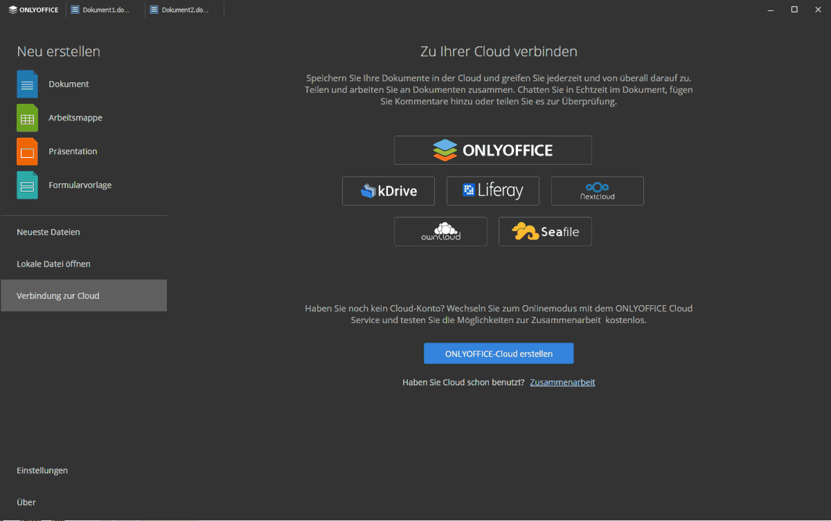 ONLYOFFICE Cloud