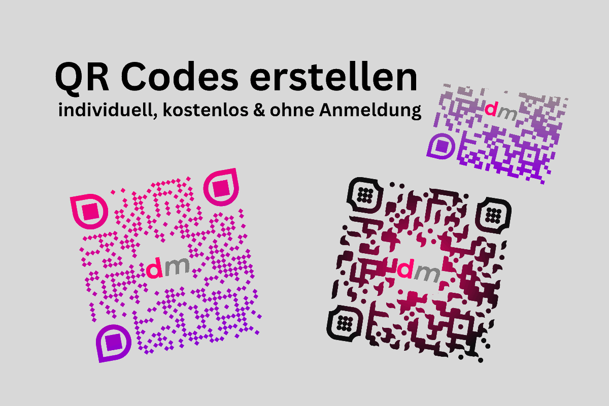 QR Codes kostenlos erstellen