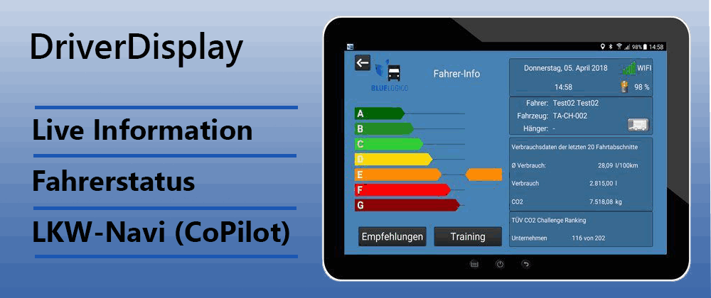Tachoeasy DriverDisplay