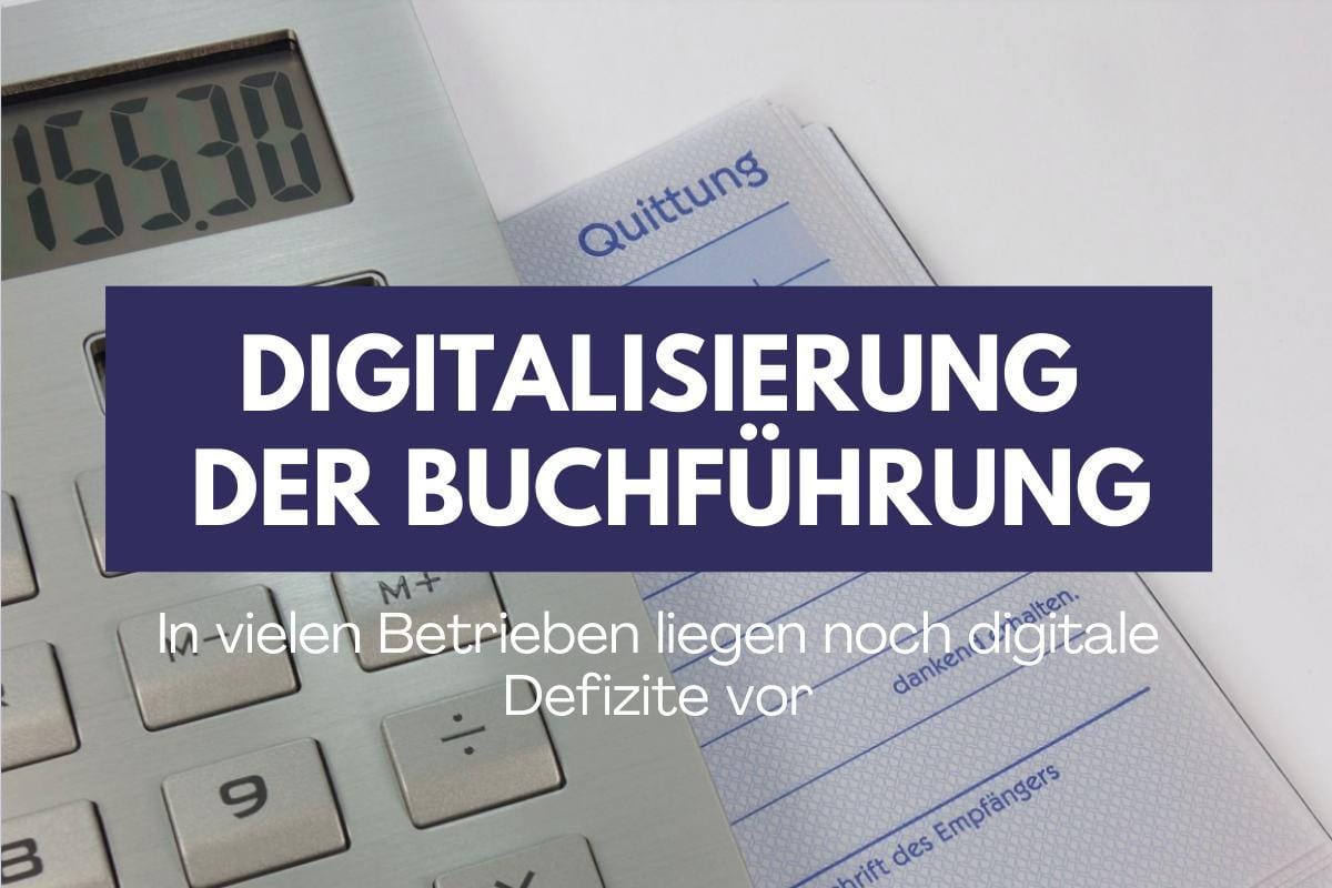 Quittungsblock ade – Digitalisierung der Buchführung nimmt zu
