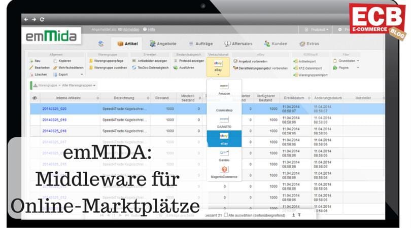 emMida: Middleware für das Automatisieren von Prozessen jetzt auch mit Hitmeister