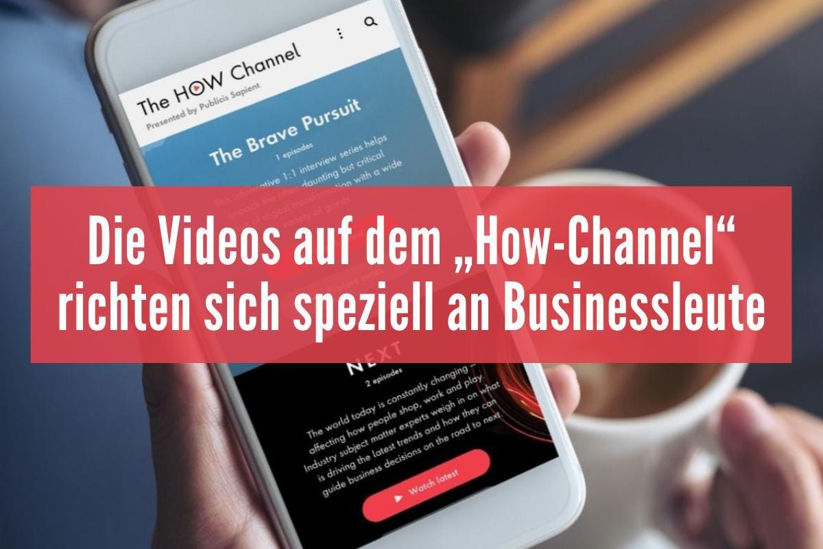Neuer Streaming-Dienst „How-Channel“ hat die digitale Transformation zum Thema