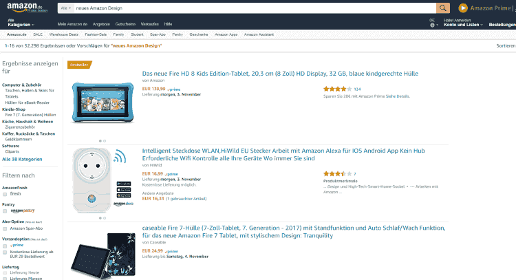 Neues Amazon Design – das ändert sich für Händler und Kunden