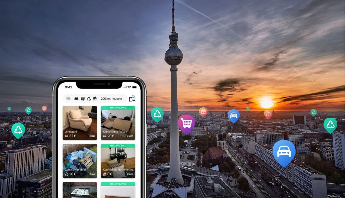 Nachbarschaftshilfe per App: BSR und Tiptapp starten  Kooperation