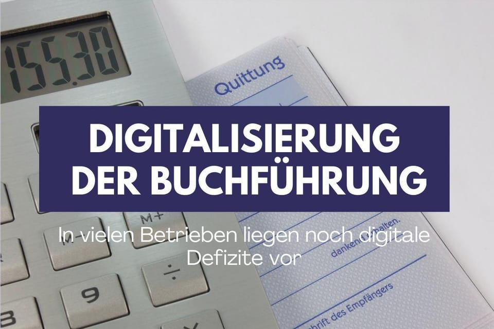 Quittungsblock ade – Digitalisierung der Buchführung nimmt zu