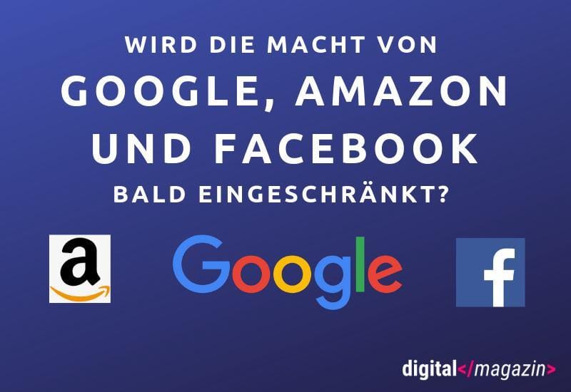 Wie Amazon, Facebook und Google das Internet unter sich aufteilen