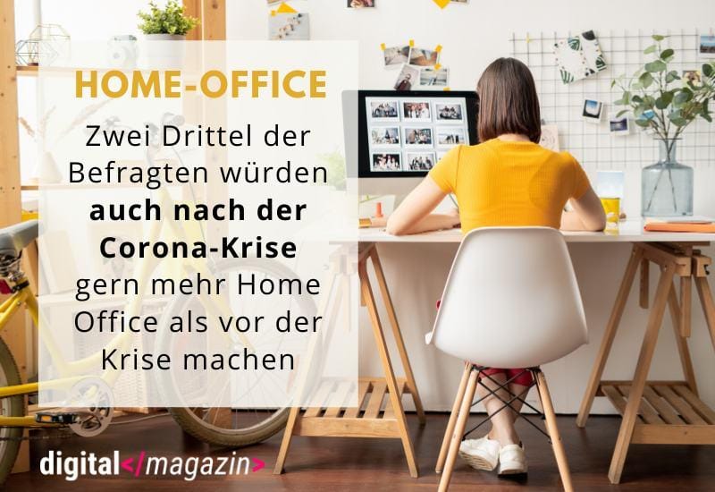 Mehr Home Office bitte – Arbeitnehmer sind von der neuen Arbeitsweise angetan