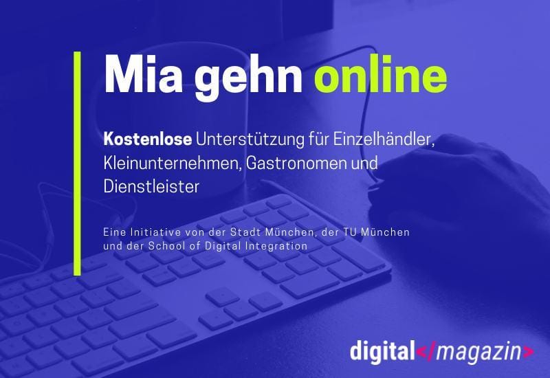 Hilfe für kleine Unternehmen und Solo-Selbstständige – München macht Digitalisierung innerhalb von 24 Stunden möglich