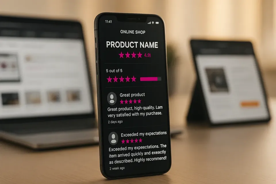 Produktbewertungen im E-Commerce: Wie Sie 2025 von echten Kundenbewertungen profitieren