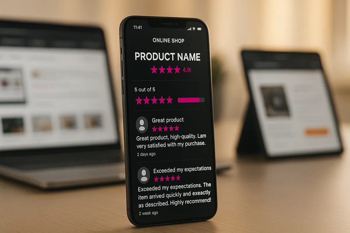 Produktbewertungen im E-Commerce: Wie Sie 2025 von echten Kundenbewertungen profitieren