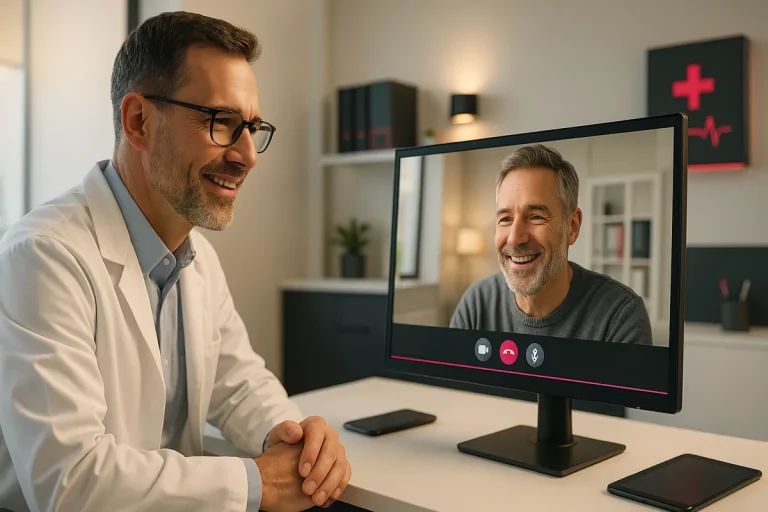 Online Sprechstunde, Arztkonsultation online, Arzt online