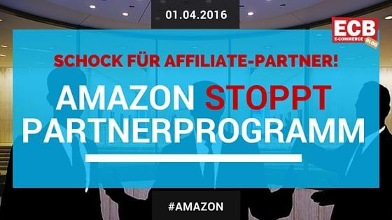 - Schock für Affiliates: Amazon stellt Partnerprogramm ein und verteilt Affiliate-Guthaben an die Mitarbeiter