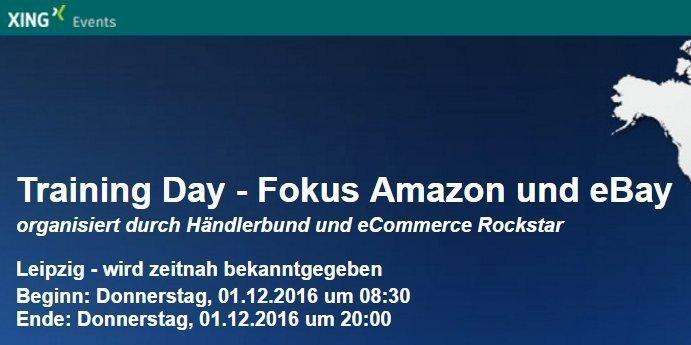Training Day: Händlerbund lehrt das Verkaufen auf Amazon und eBay