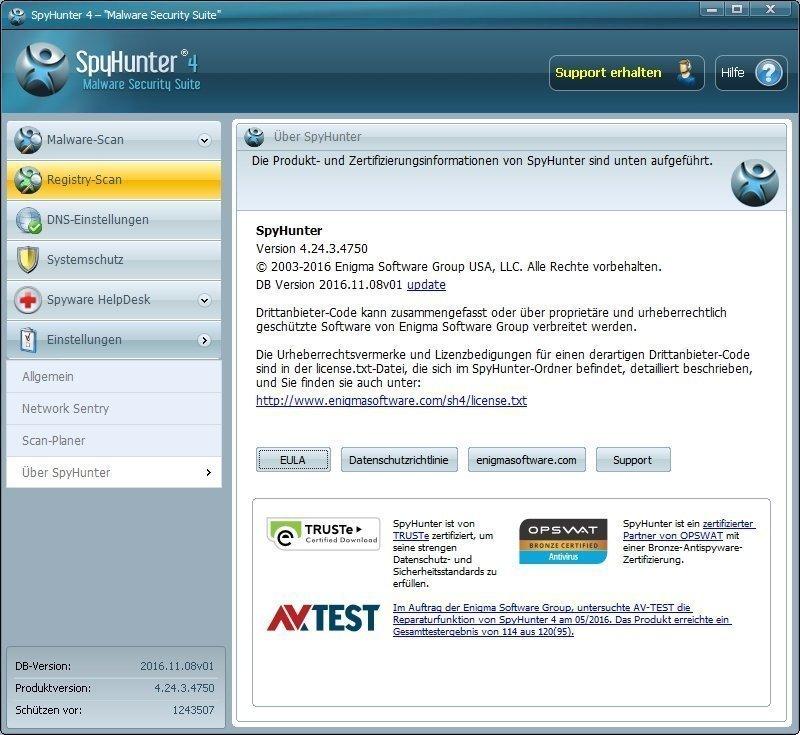 SpyHunter 4 entfernt 95% der Malware: Test von AV-TEST