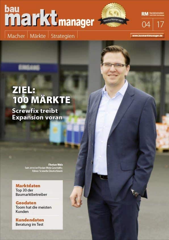 Die 30 größten Baumarktbetreiber 2016