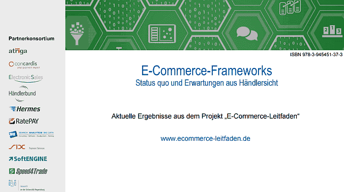 - E-Commerce Frameworks werden von immer mehr Onlinehändlern eingesetzt