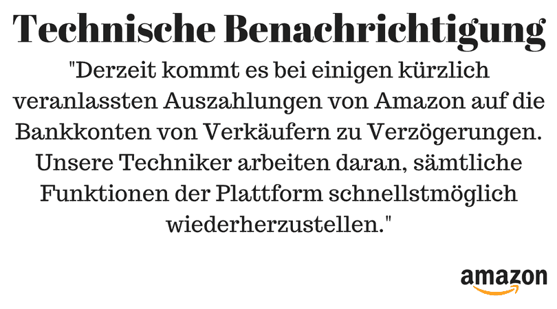 Update: Amazon ist zahlungsunfähig – Auszahlungsprobleme beim Onlineriesen
