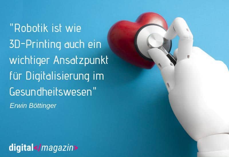 - Dr. Robot – der Einfluss der Digitalisierung auf die Medizin