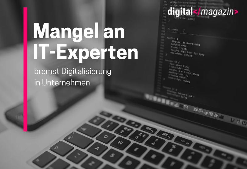 - Personalmangel in der IT-Branche gefährdet die digitale Transformation der deutschen Wirtschaft