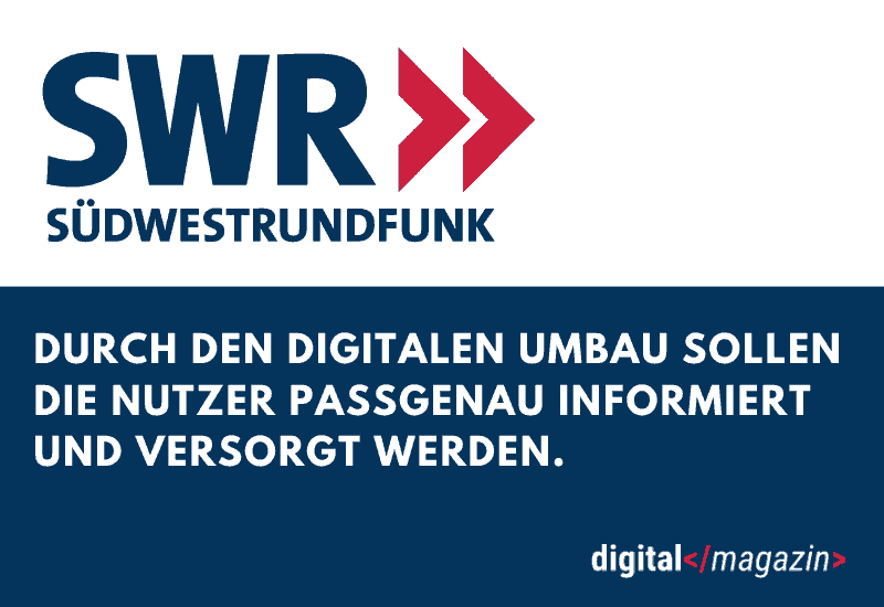 - SWR optimiert seine digitale Transformation