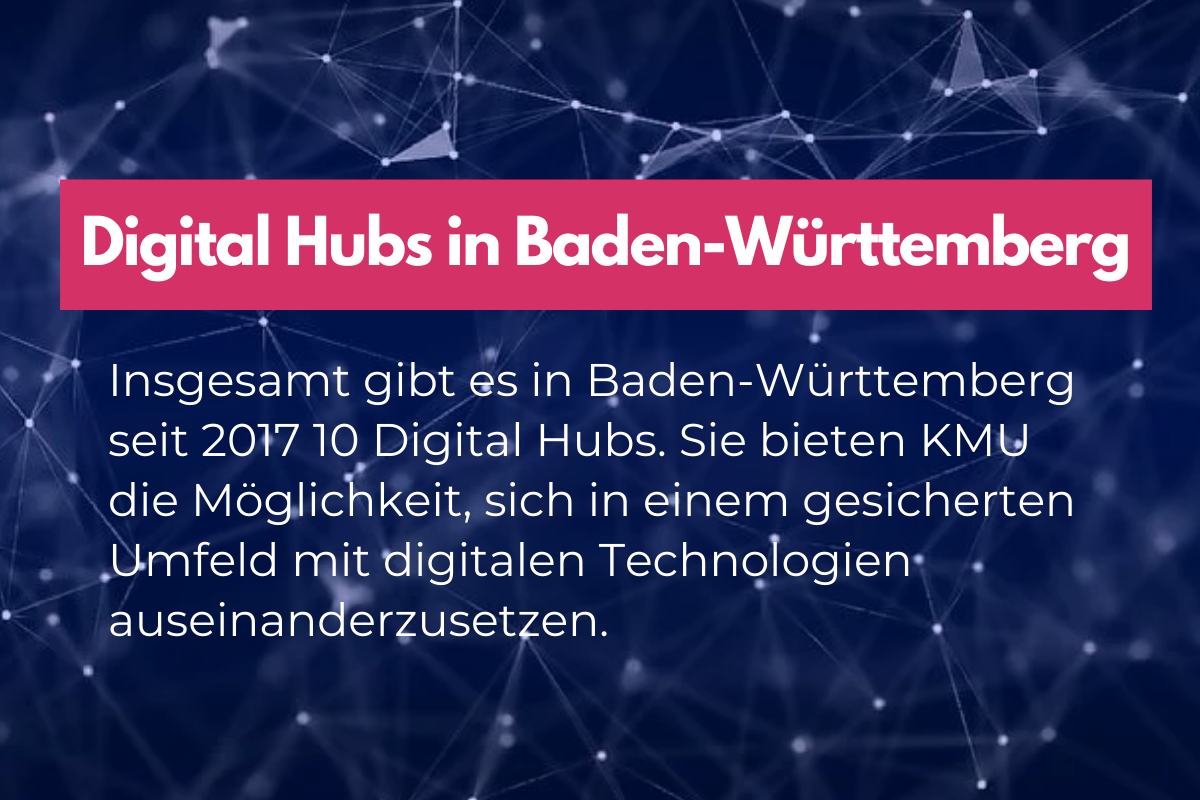 - Hubs in Baden-Württemberg werden von KMU rege genutzt