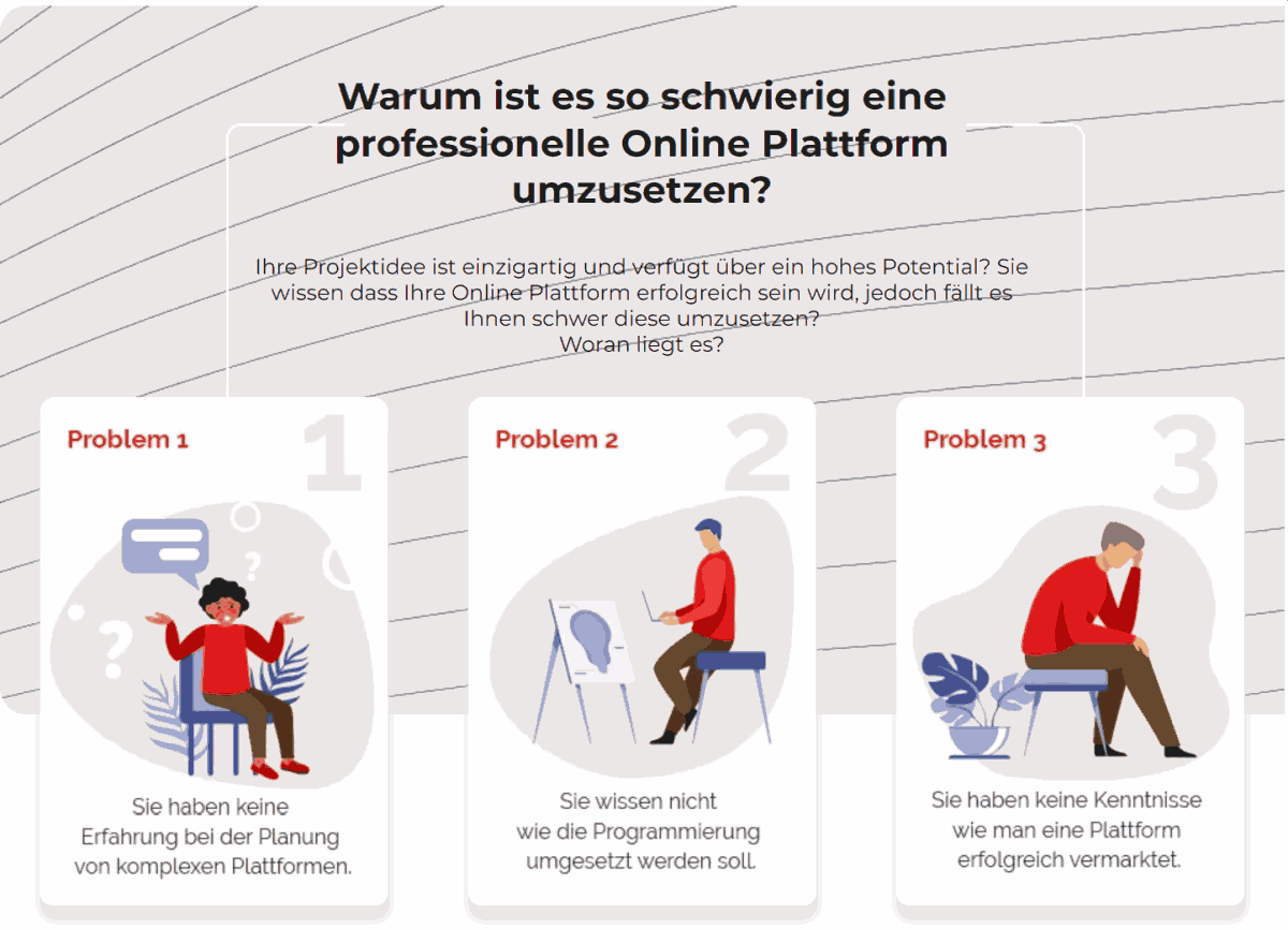 online-Plattform-Probleme
