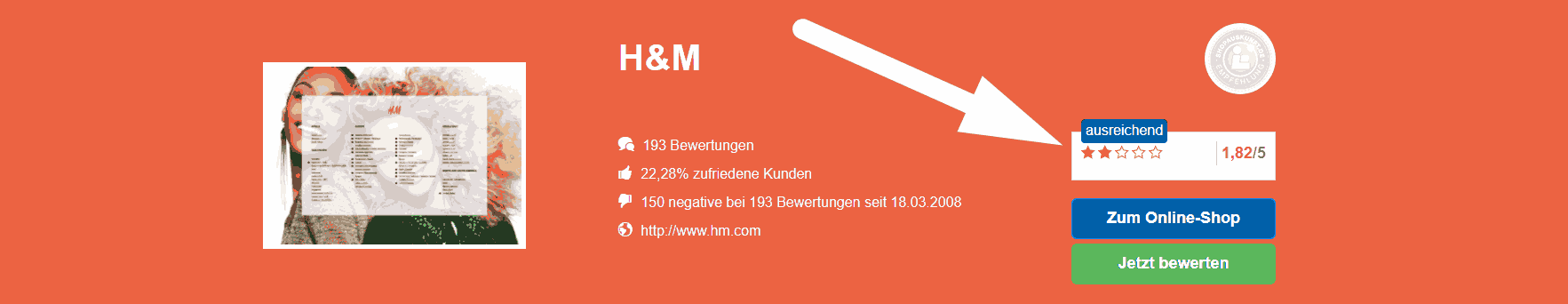 H&M Online-Shop Erfahrungen H&M Online-Shop Erfahrungen