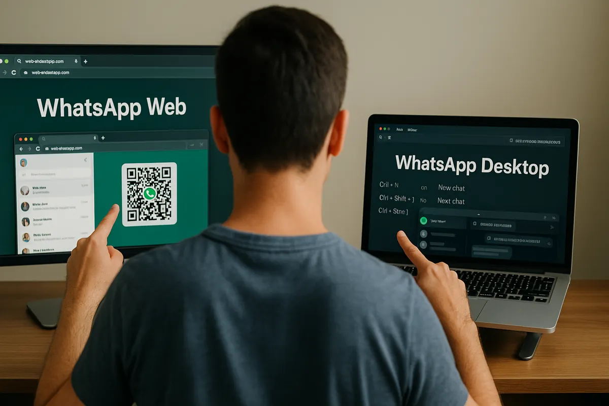 Was ist der Unterschied zwischen WhatsApp Web und WhatsApp Desktop?