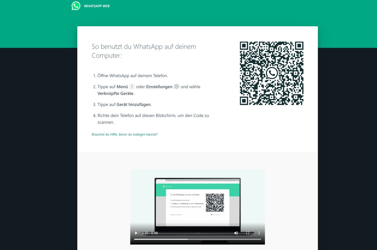 WhatsApp Web QR Code