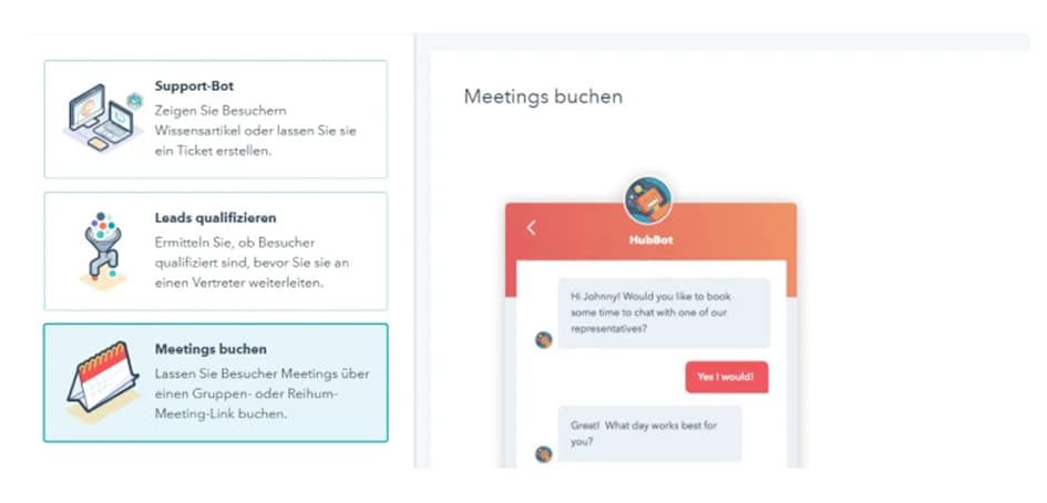 Hubspot - kostenloser Terminplaner