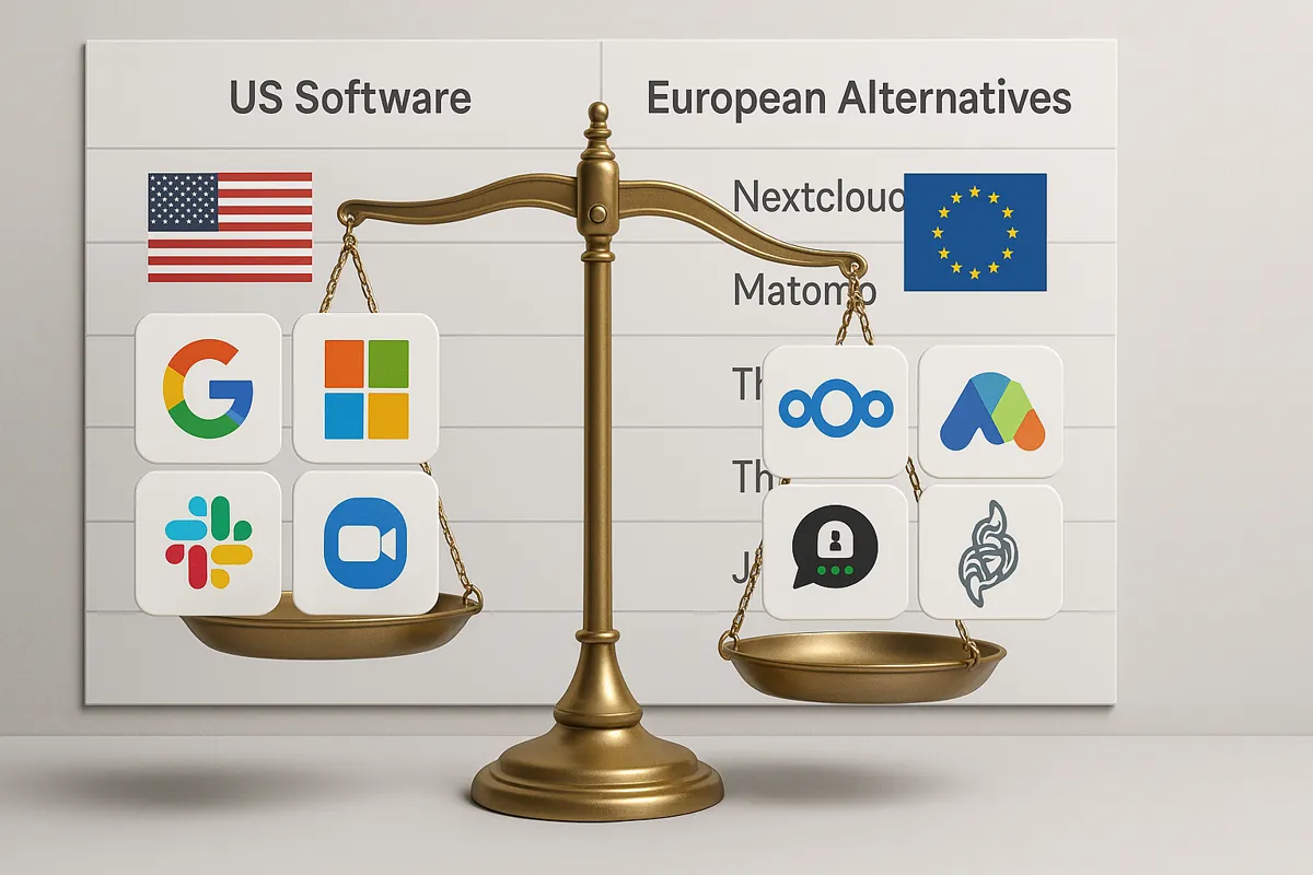 Wechsel zu europäischen Software Alternativen