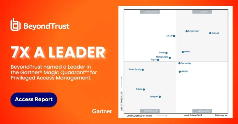 Gartner® Magic Quadrant™ for PAM 2025