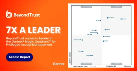 Gartner® Magic Quadrant™ for PAM 2025