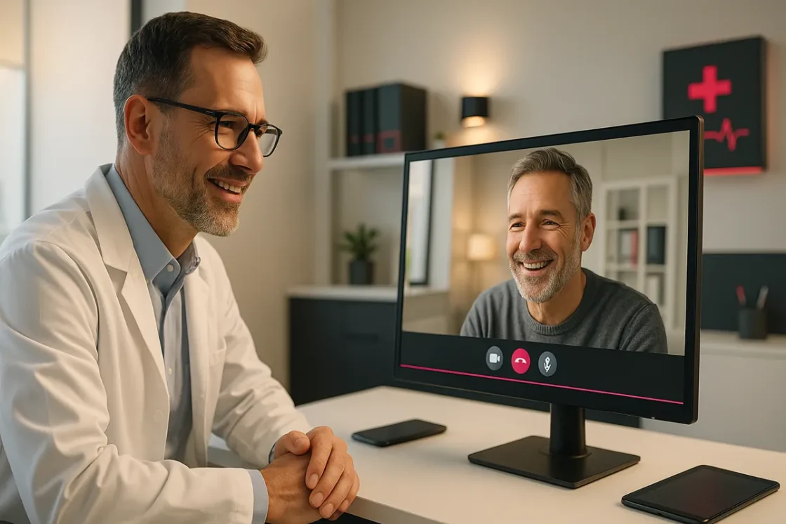 Online Sprechstunde, Arztkonsultation online, Arzt online