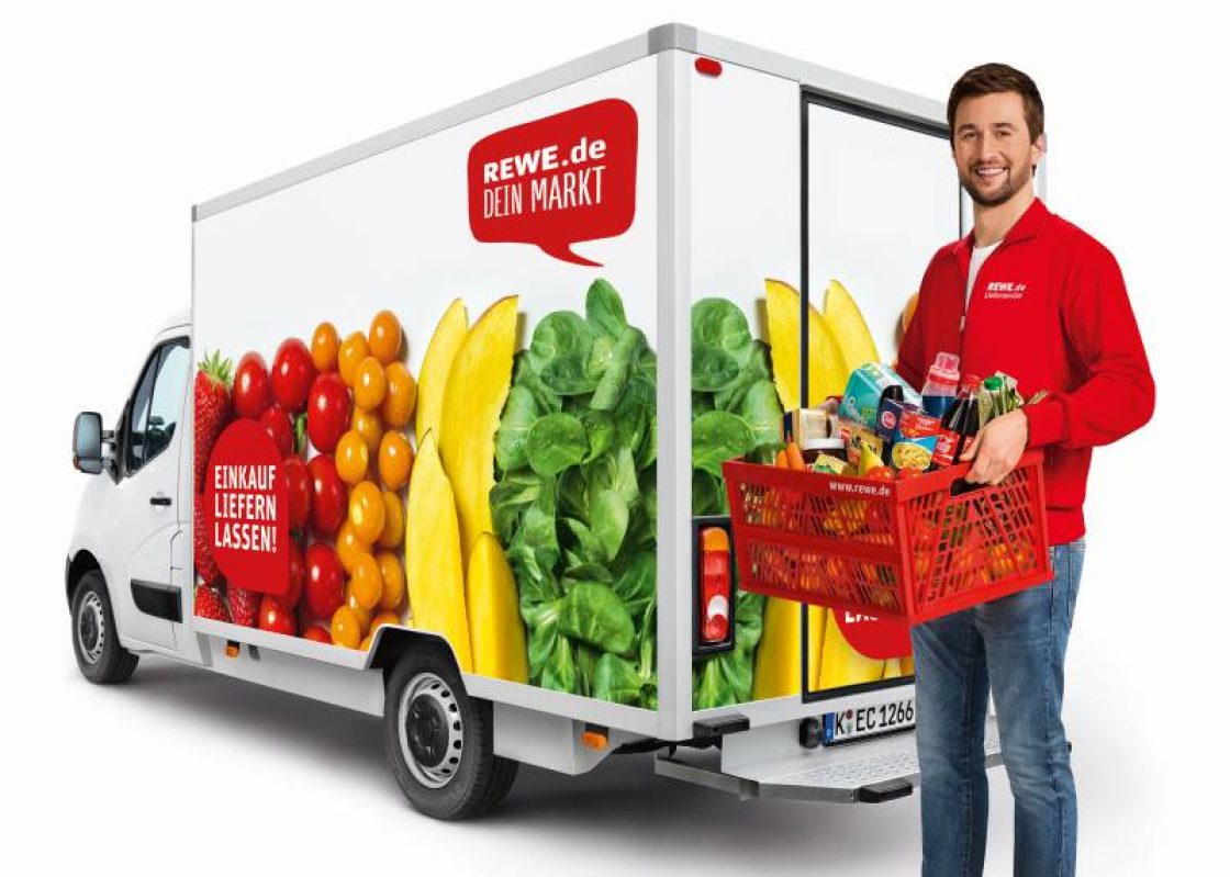 REWE-Lieferwagen